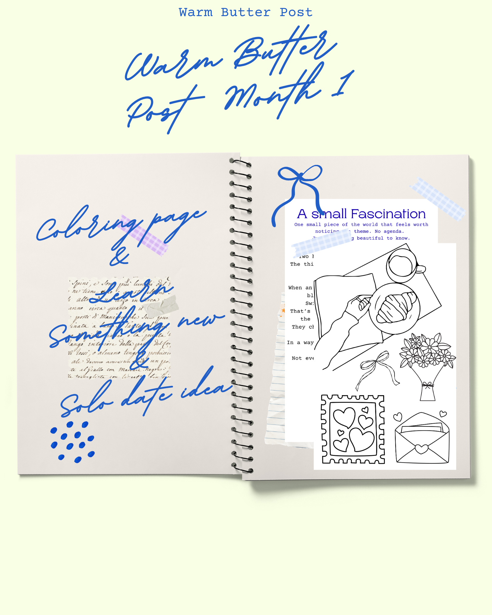 snail mail club launch, mail club subscription, monthly letters, junk journals, stickers, postcards