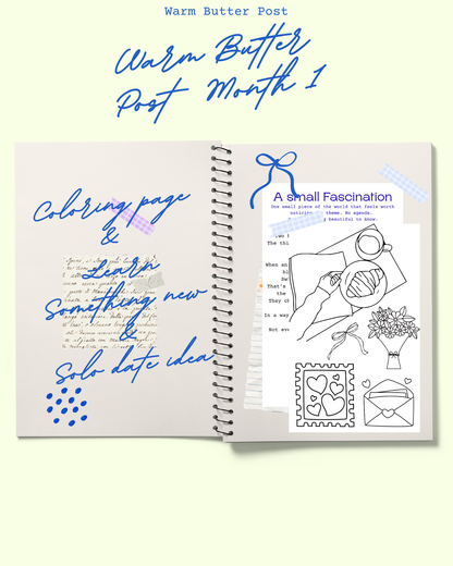 snail mail club launch, mail club subscription, monthly letters, junk journals, stickers, postcards