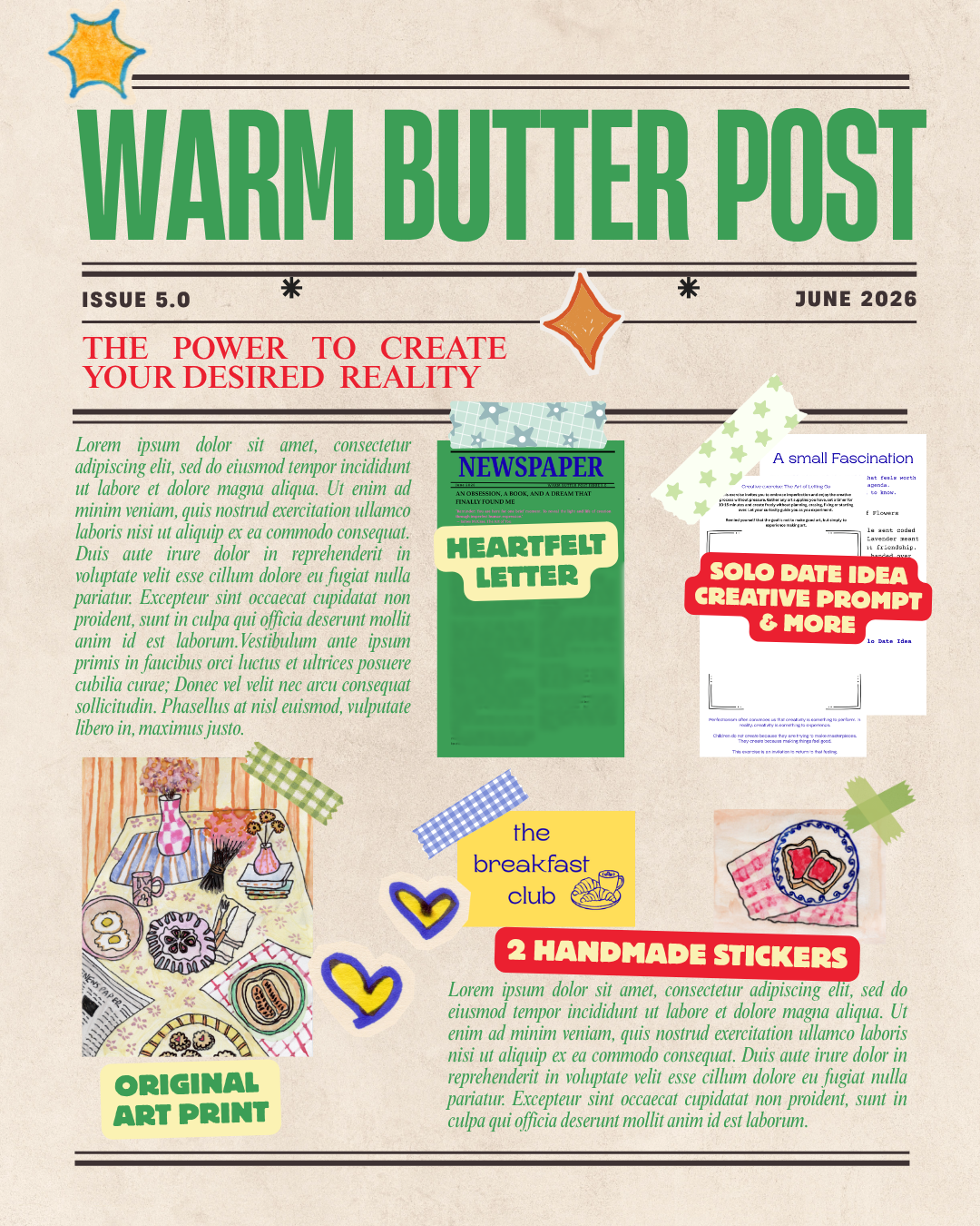 Snail Mail Club - ISSUE 5.0 JUNE 2026 CATCHUP MAIL