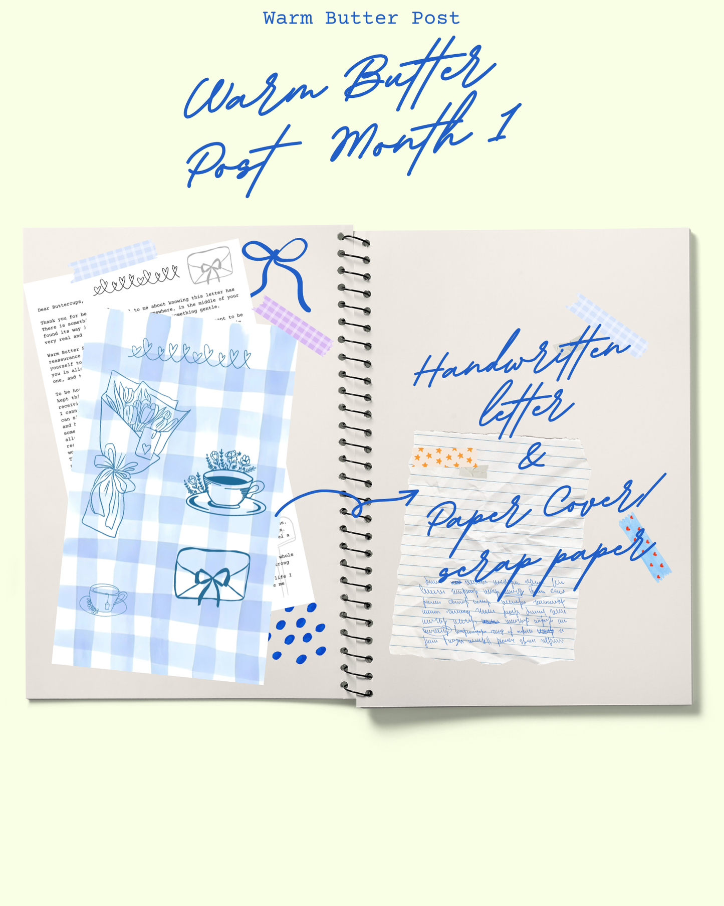 snail mail club launch, mail club subscription, monthly letters, junk journals, stickers, postcards